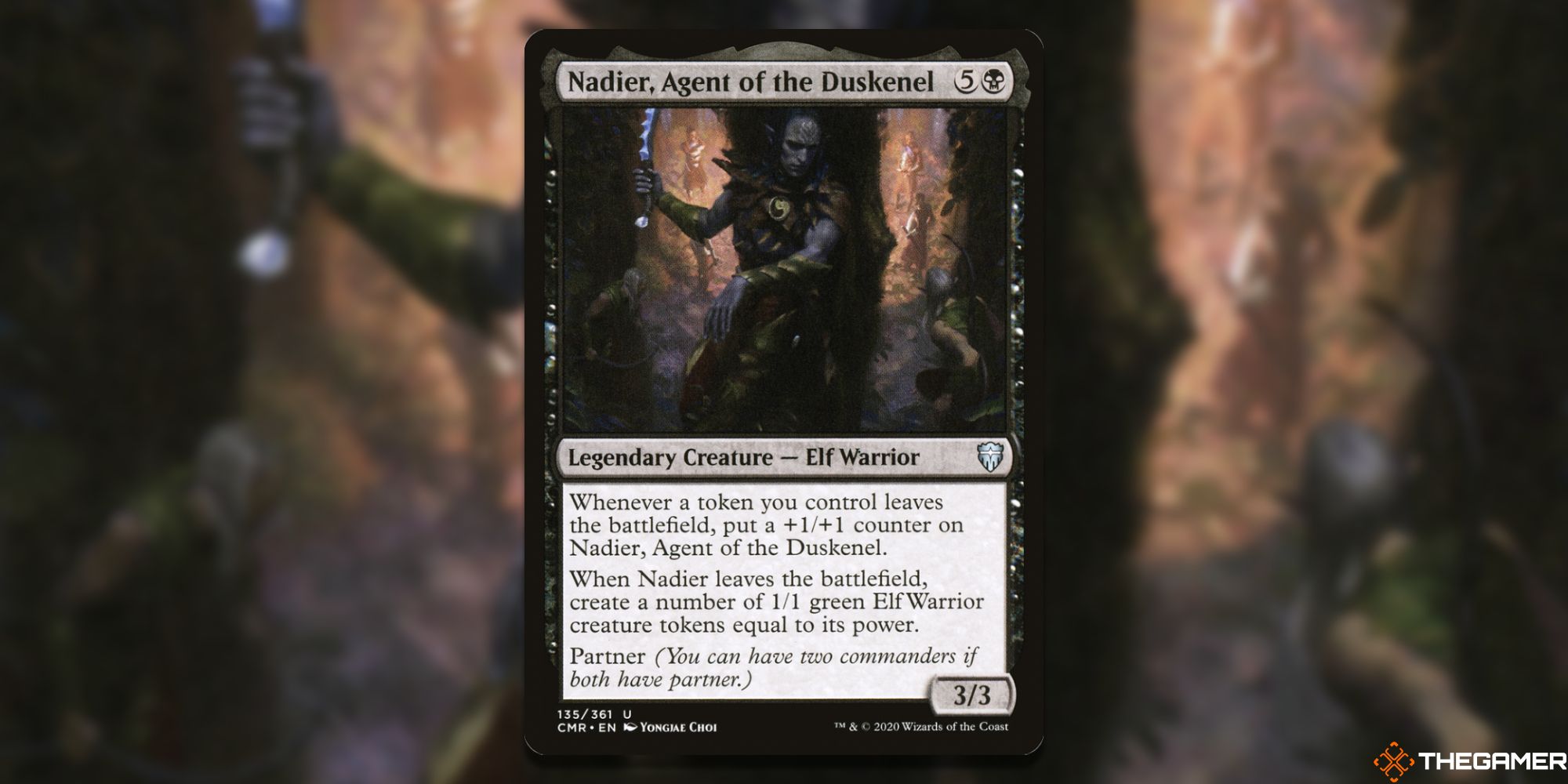 MTG: Nadier, Agent of the Duskenel card