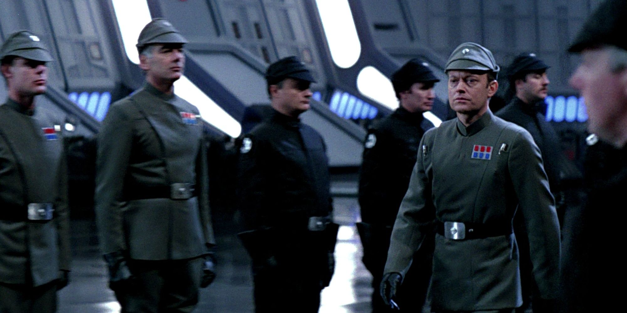 Star Wars: Imperials Lined Up For Inspection By A Moff
