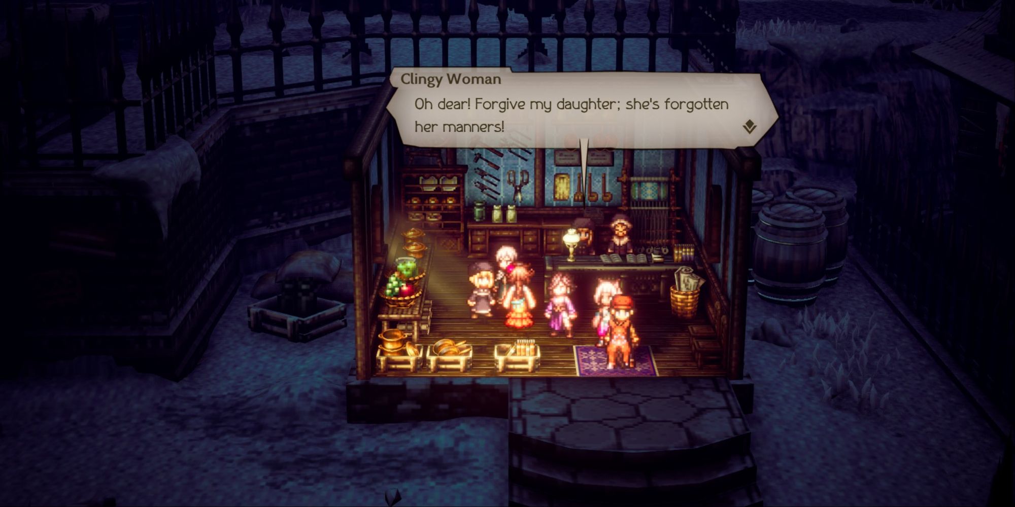 Octopath Traveler 2 - Clingy Woman Thief