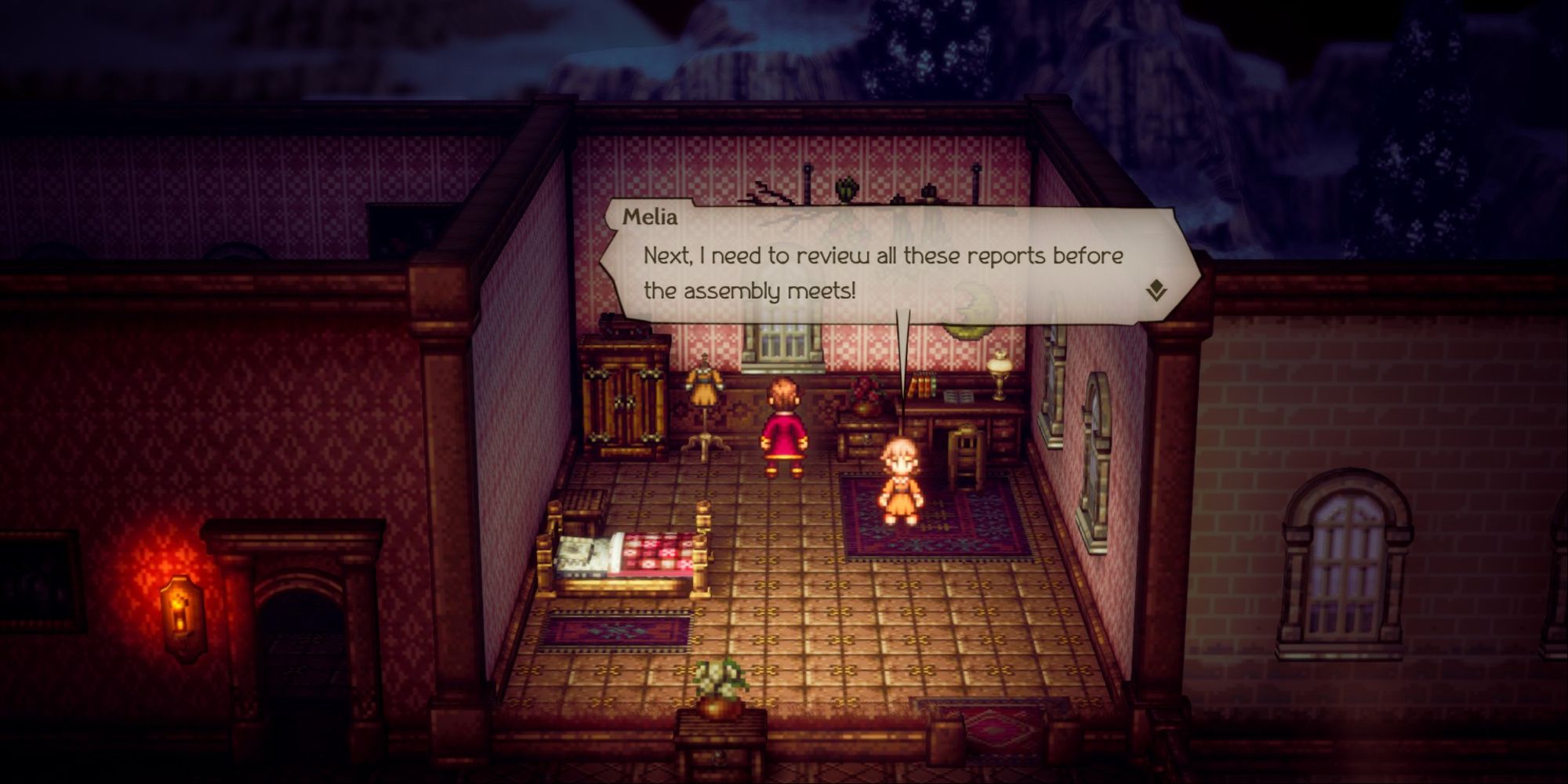 Octopath Traveler 2 - Melia's Next Chapter start