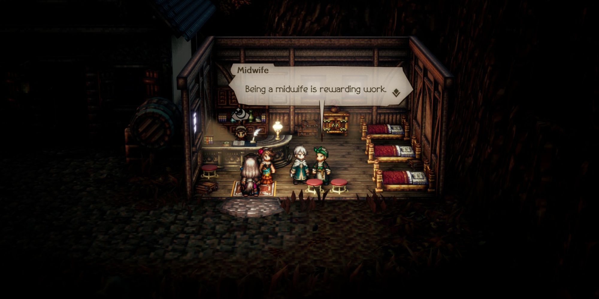 Octopath Traveler 2 - Midwife