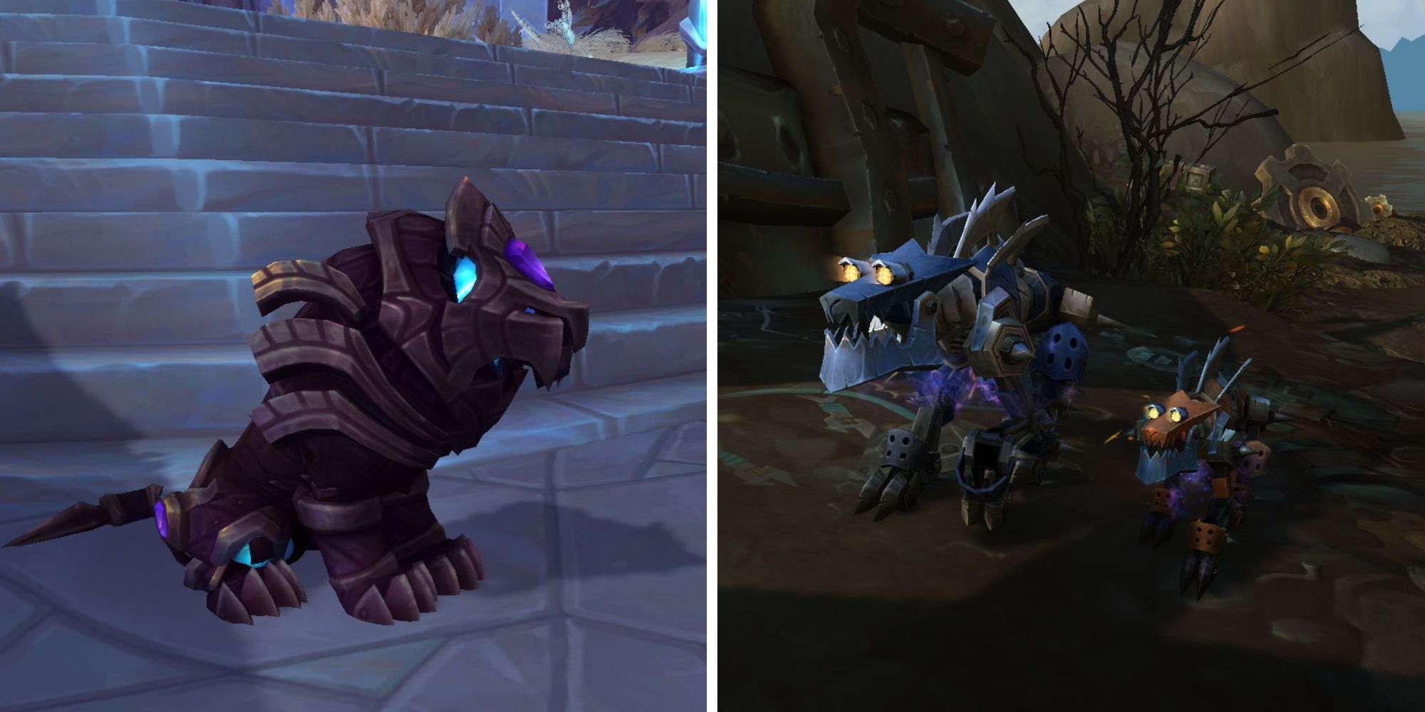 Phalynx in Bastion and Mechanowolves in Mechagon