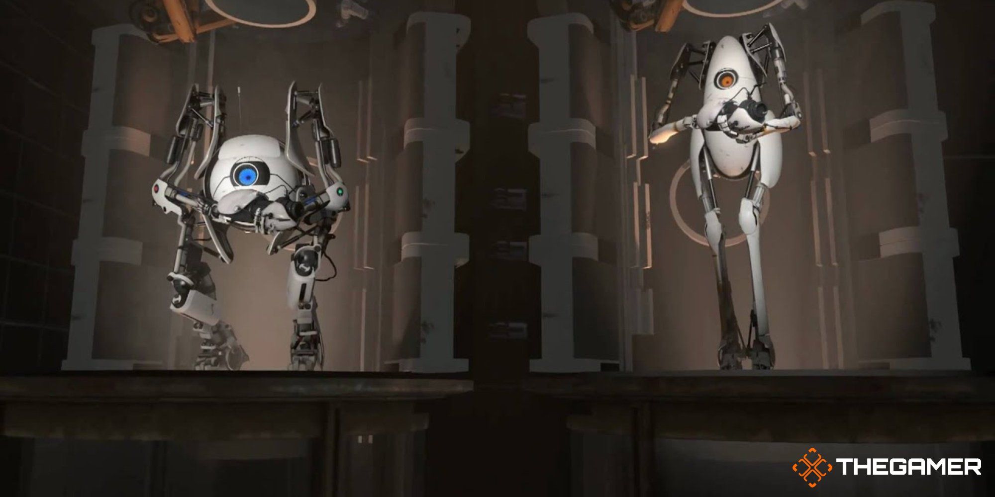 Atlas and P-Body in Portal 2's Multiplayer Mode