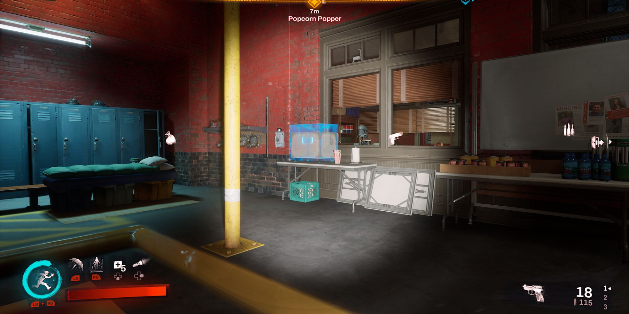 Redfall Screenshot Of Popcorn Machine Ready To Be Repaired