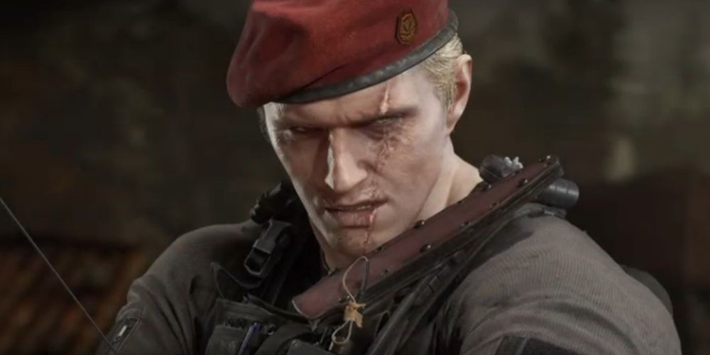 Krauser's character poster from Mercenaries Mode