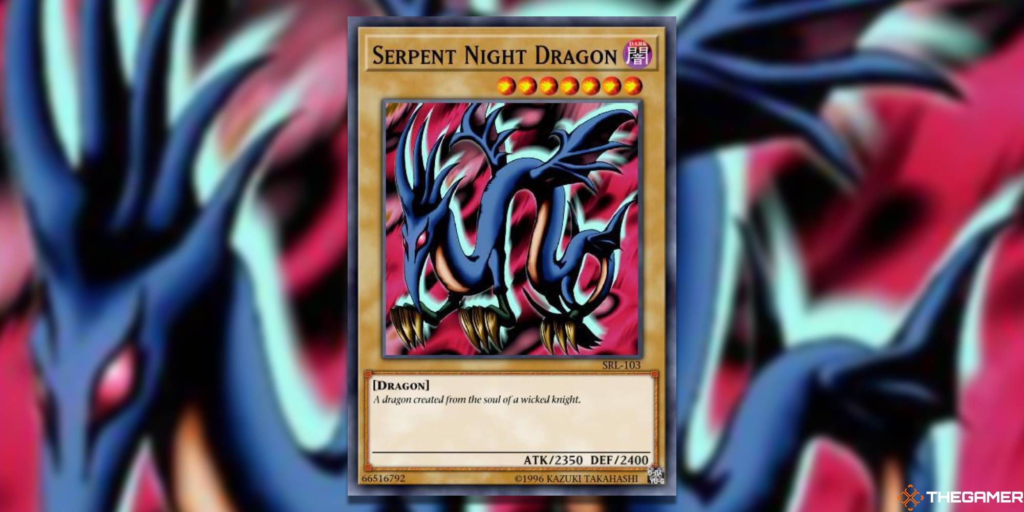 Serpent Night Dragon from Yu-Gi-Oh Spell Ruler