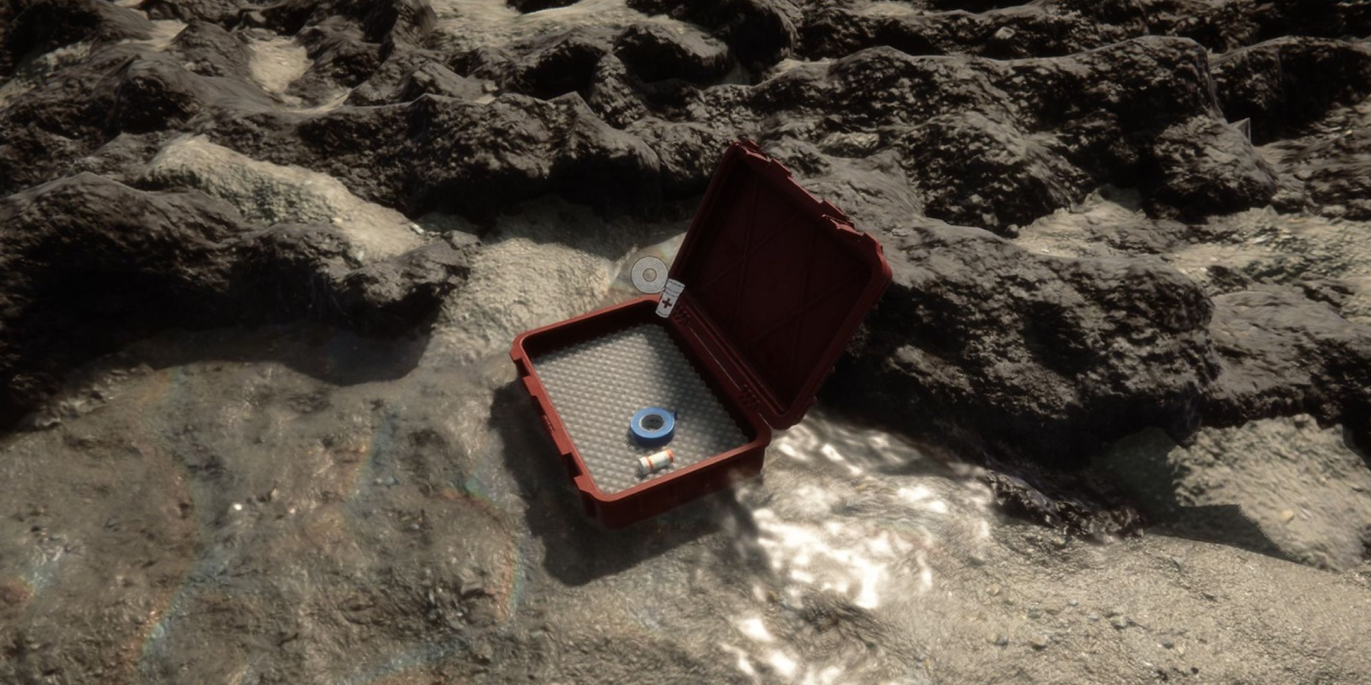 Sons Of The Forest Supply Crate On Beach