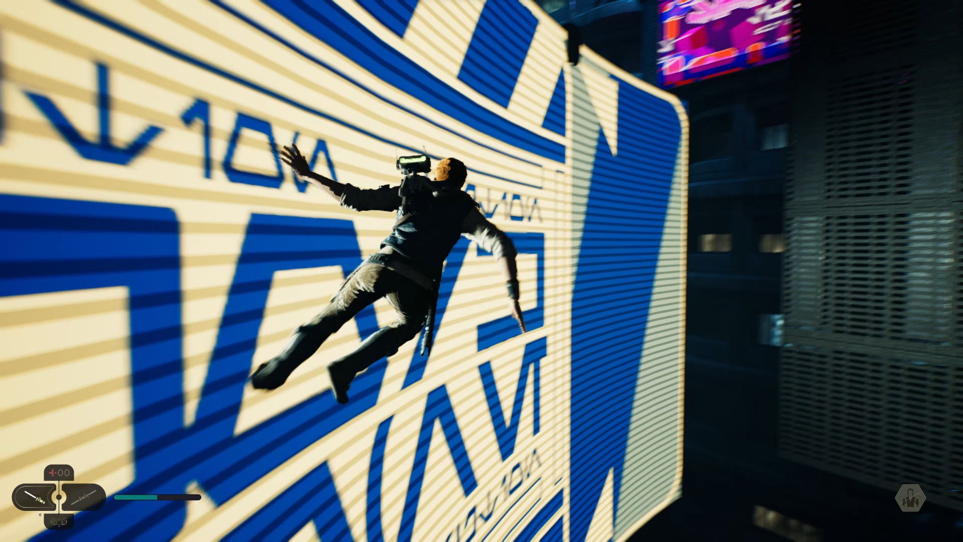 Star Wars Jedi Survivor, Cal Running Across The Sign