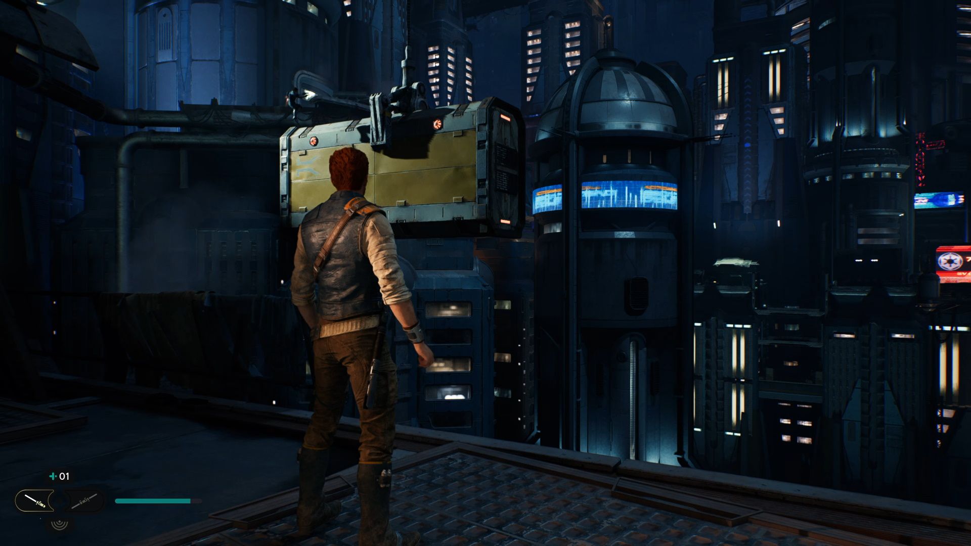 Star Wars Jedi Survivor, The crate that Bode shoots down