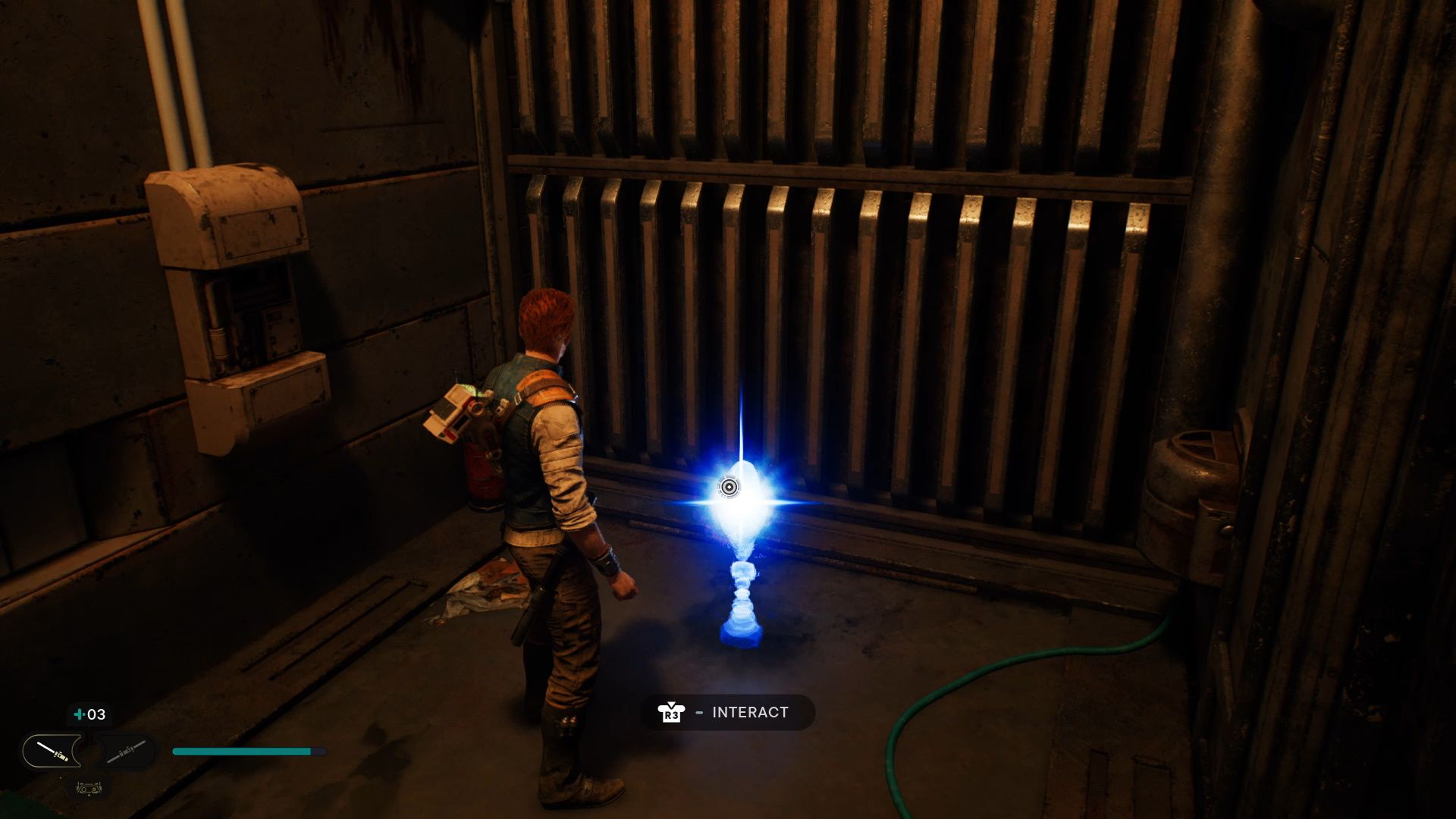 Star Wars Jedi Survivor, The Force Echo in the meat plant