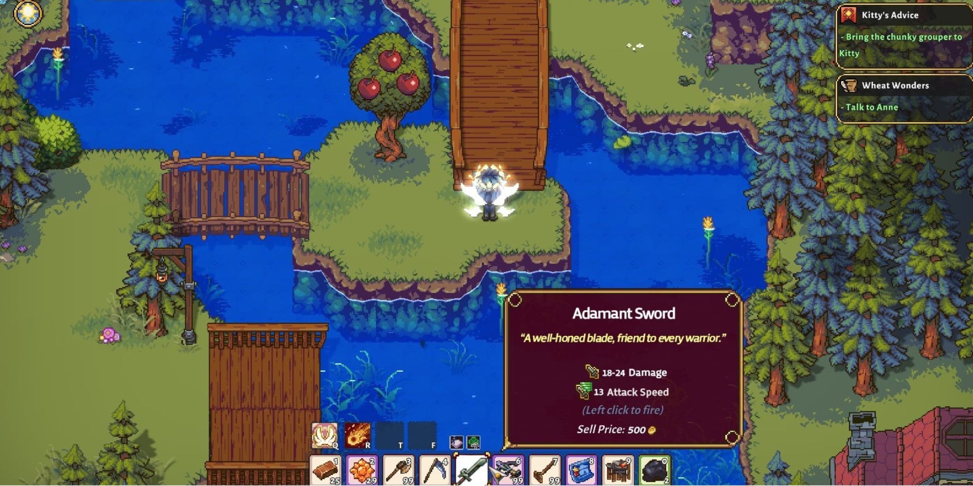 Sun Haven Adamant Sword Stats