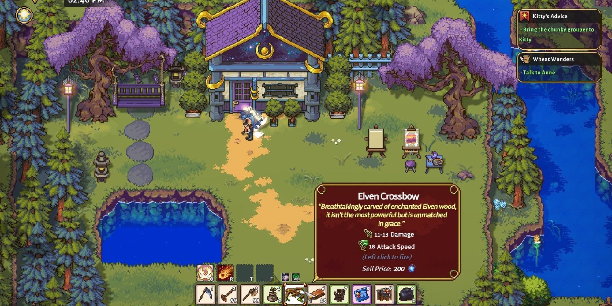 Sun Haven Elven Crossbow Stats