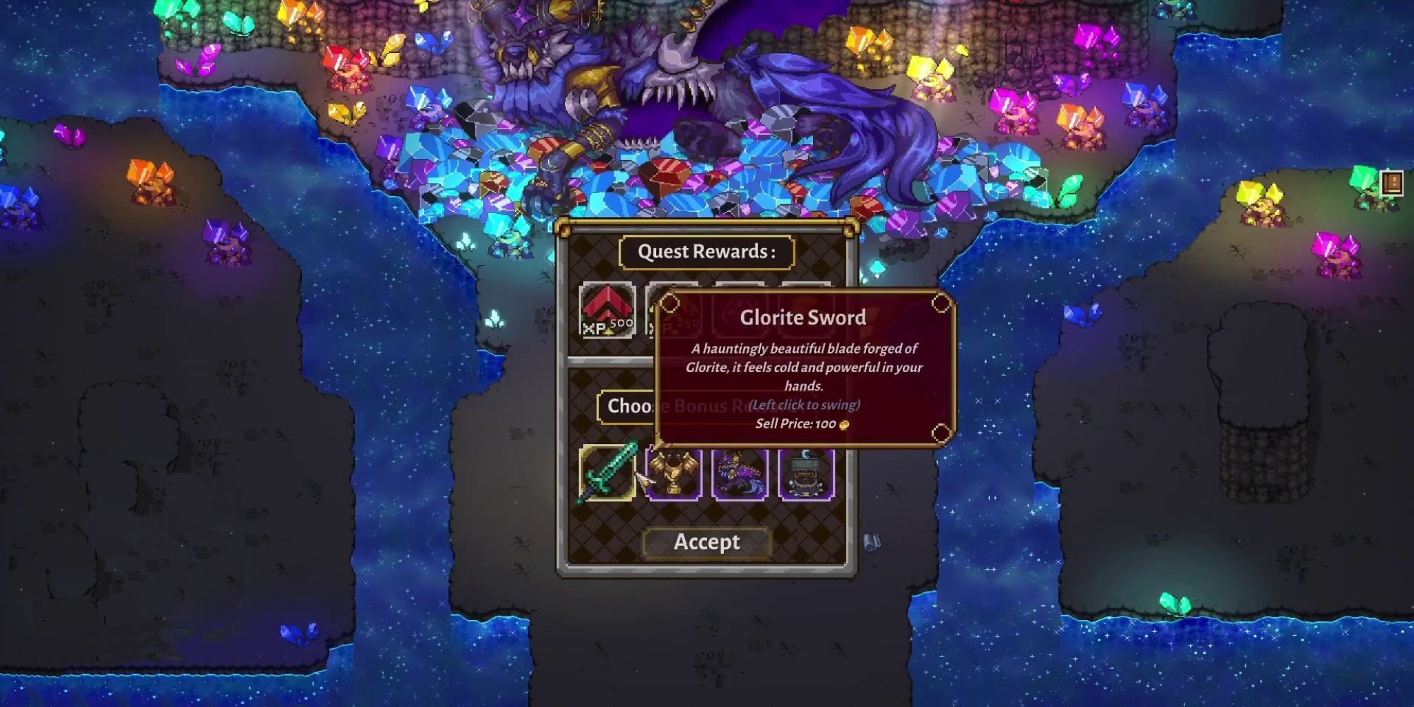 Sun Haven Glorite Sword Stats