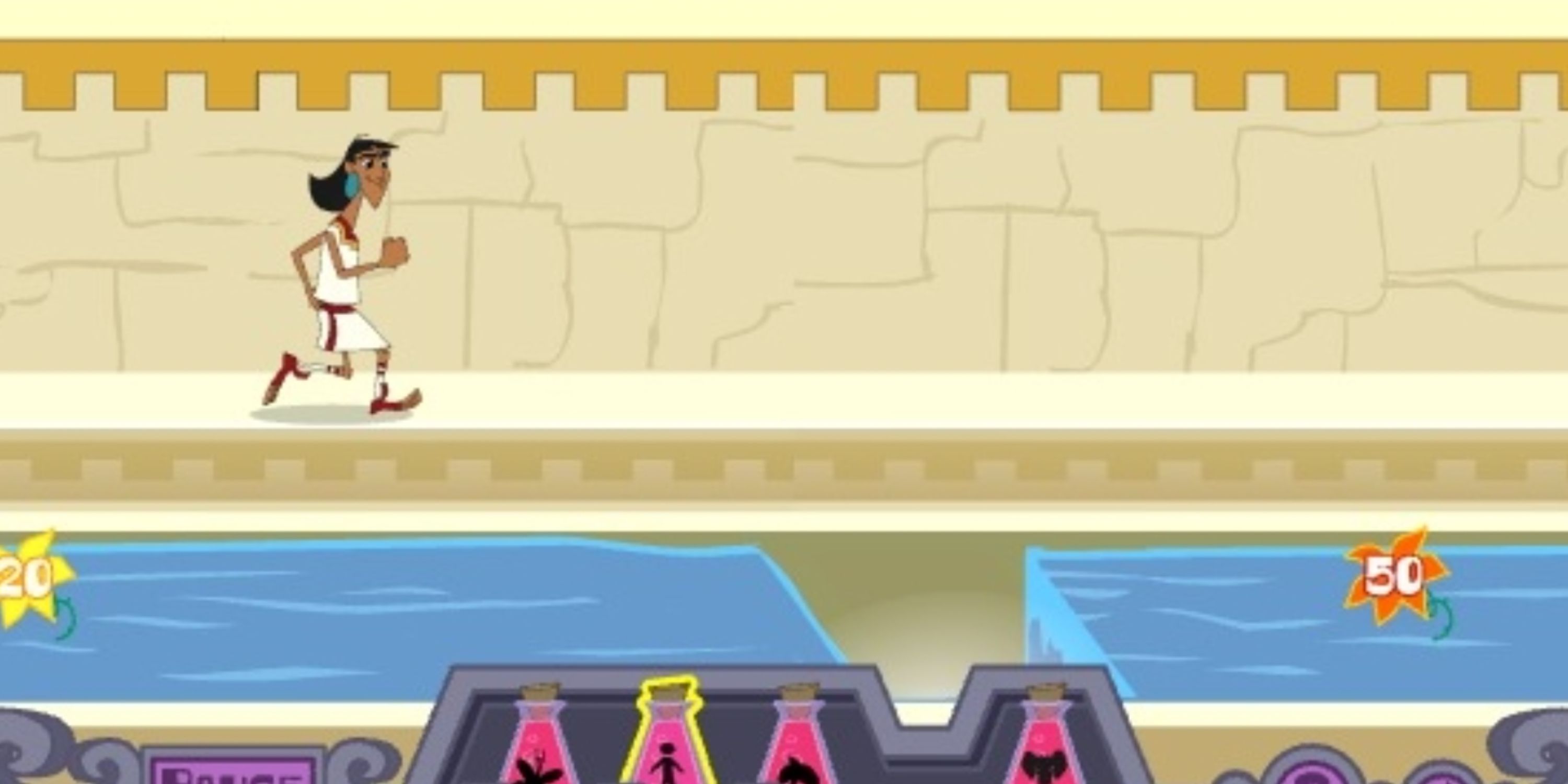 The Emperor's Mad Dash's Main Screen