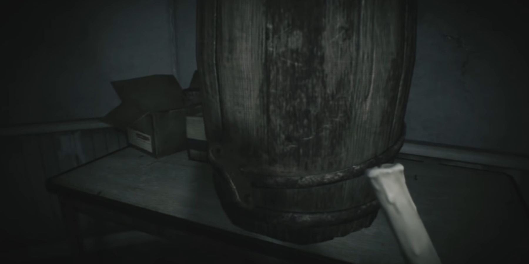 The oil barrel that leads to Clancy's demise in Resident Evil 7.