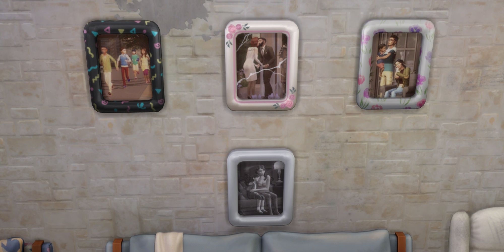 the sims 4 basement treasures - mysterious family photos