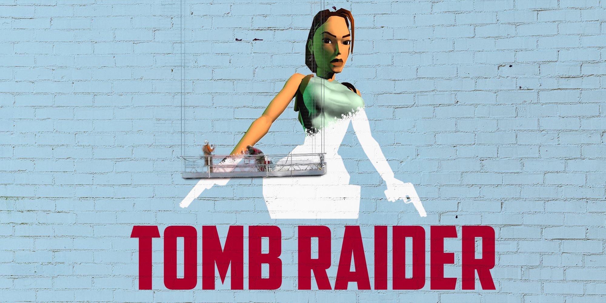 Tomb Raider in the style of the Air poster