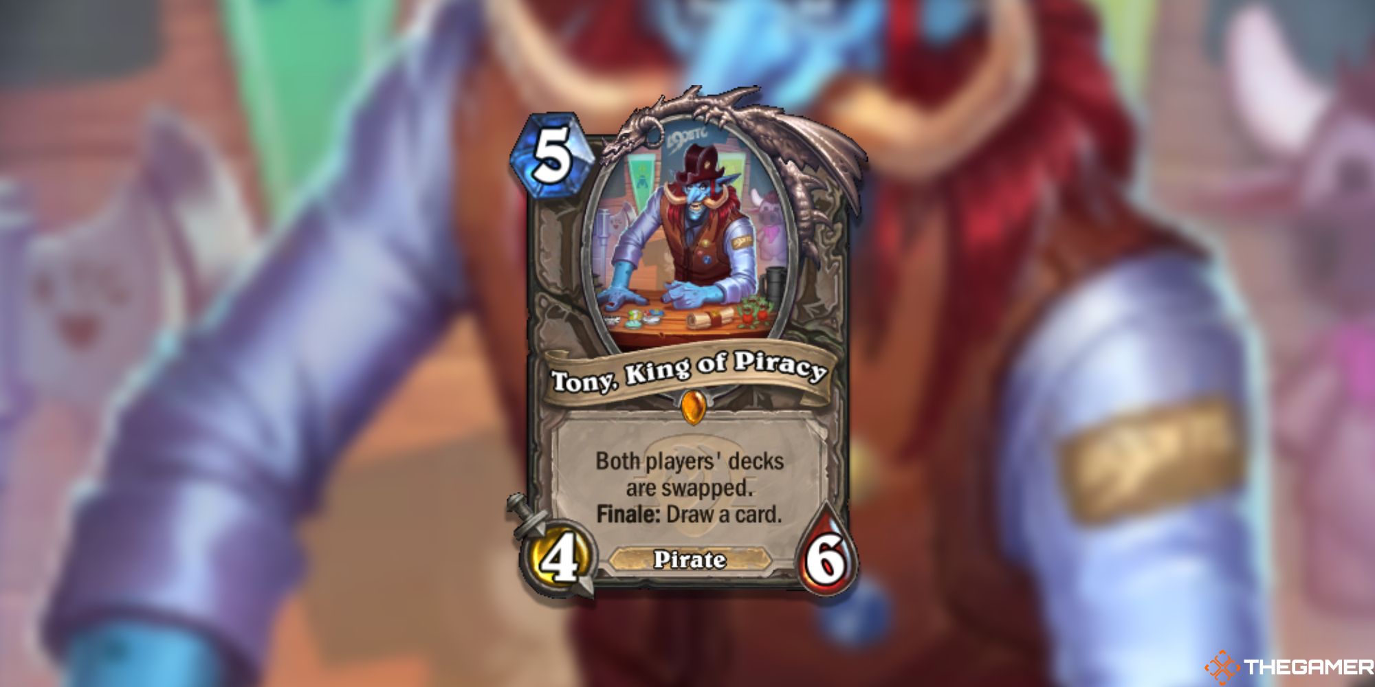 Tony, King of Piracy Hearthstone Card