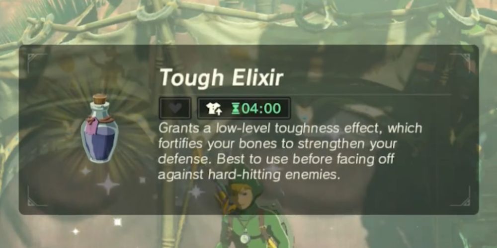 Tough Elixir Description In BOTW