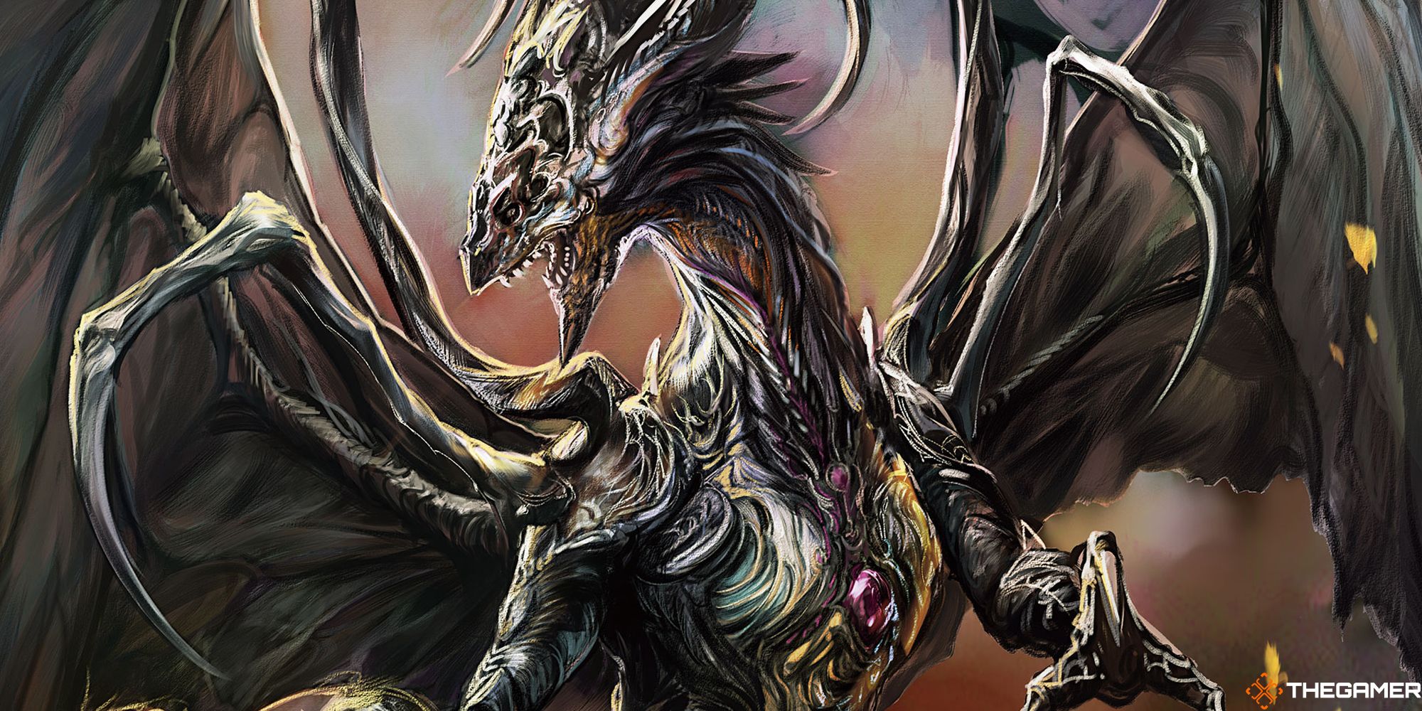 An undead-looking dragon from Battle Spirits Saga