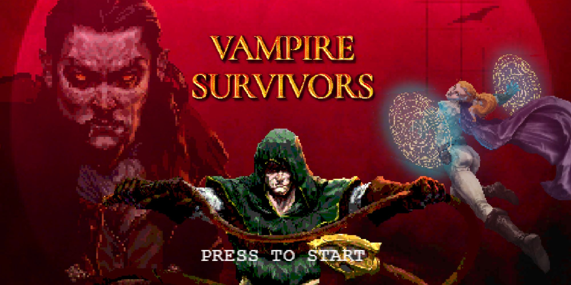 Vampire Survivors Load Up Menu