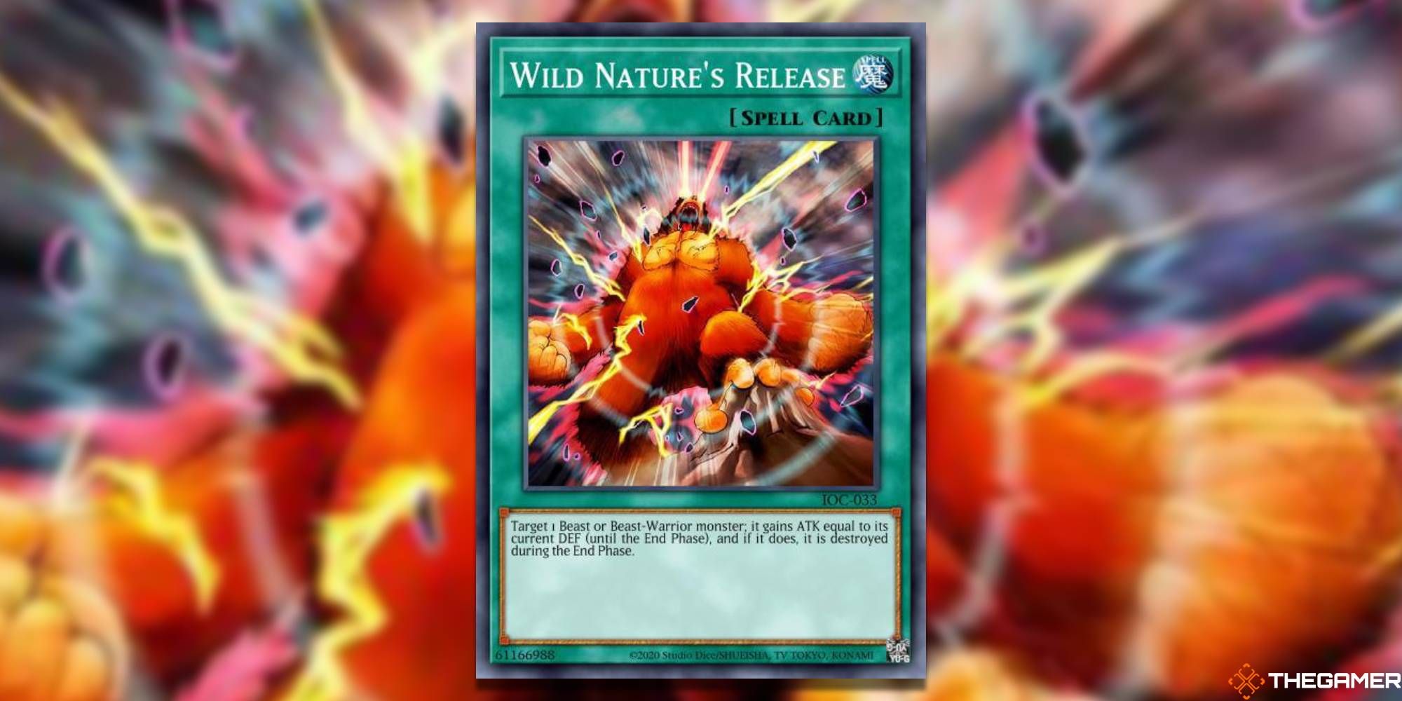 Wild Nature's Release from Yu-Gi-Oh Invasion of Chaos