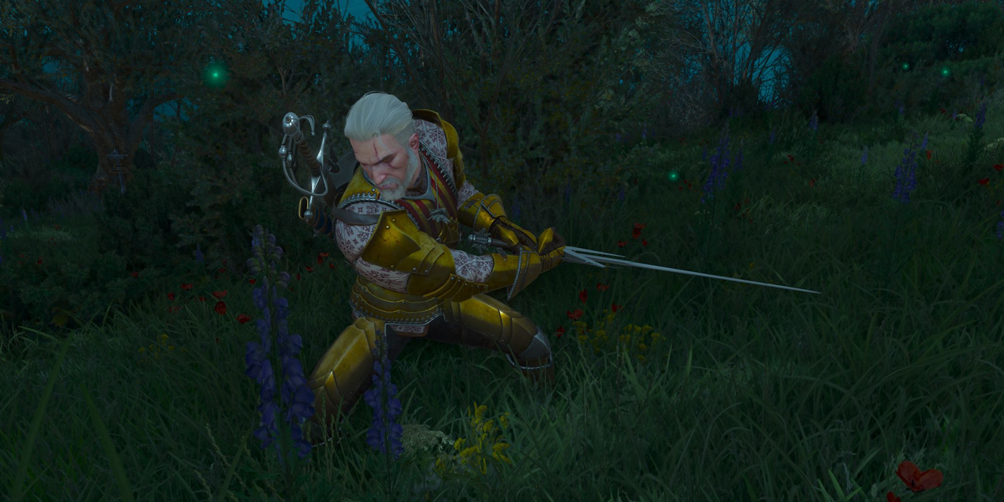 Witcher 3 Screenshot Of Geralt With Sword