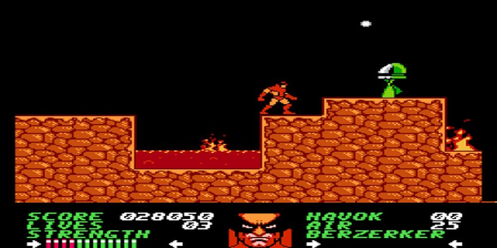 Wolverine fighting an enemy in Wolverine - The Game