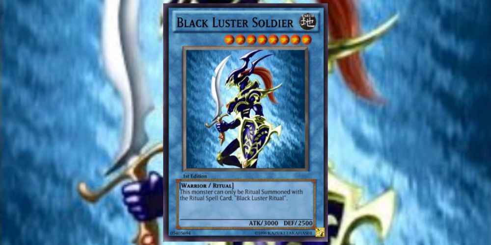 yugioh master duel black luster soldier card and art