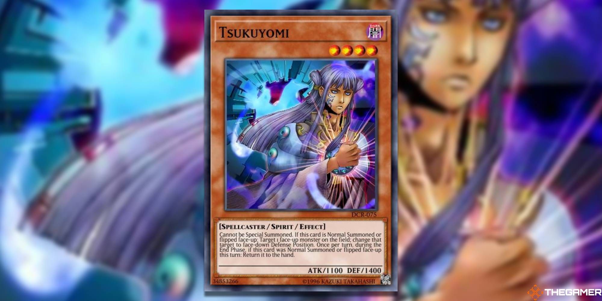 Yugioh Tsukuyomi card and art background