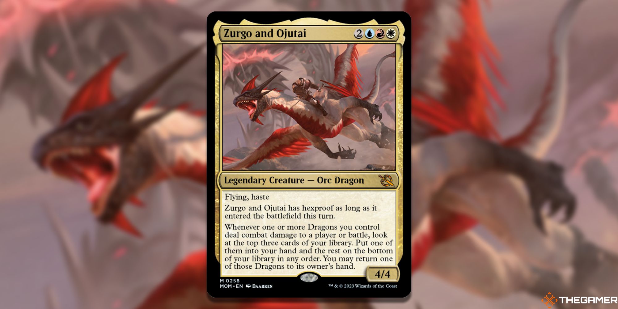 MTG: Zurgo and Ojutai card