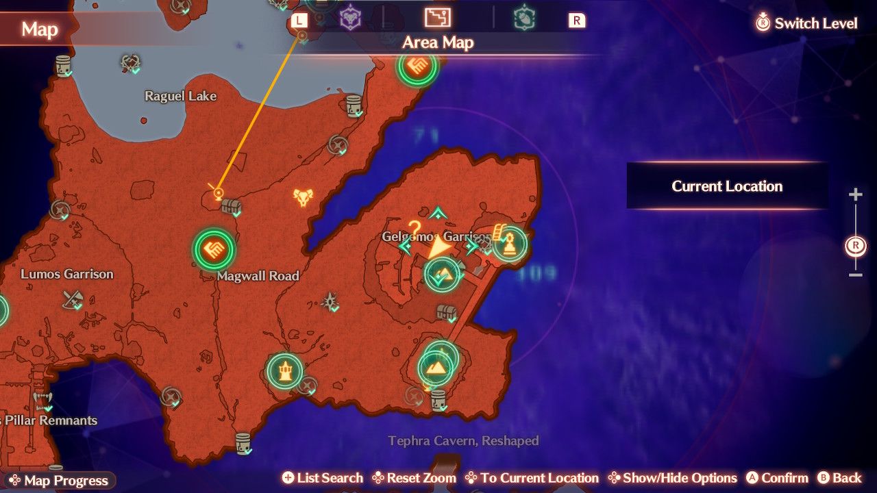 The map location for the 12th Art Unlock Kit in Xenoblade Chronicles 3: Future Redeemed.