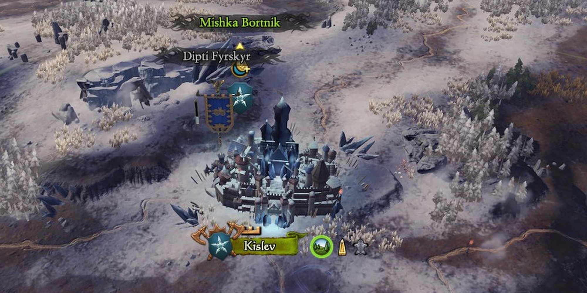 Total War: Warhammer 3 - Kislev As It Appears On The Game Map