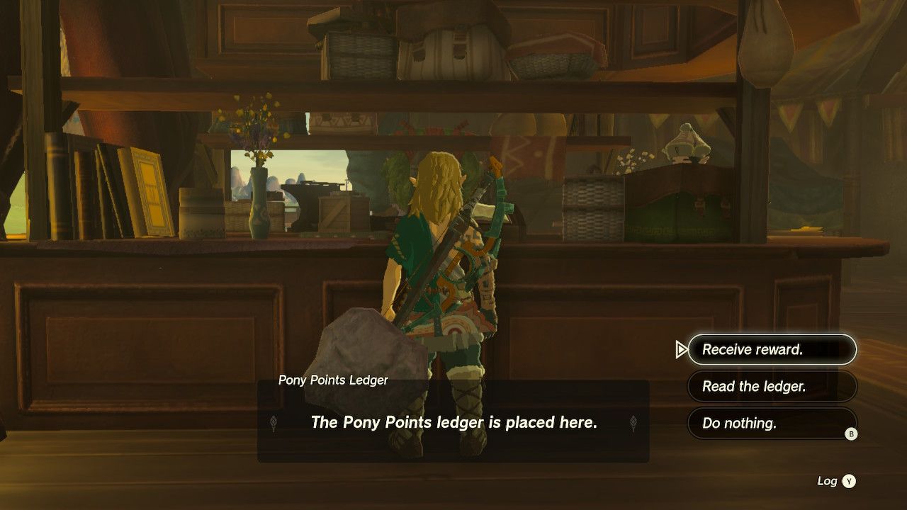 Link Speaks With Pony Points Ledger For Reward