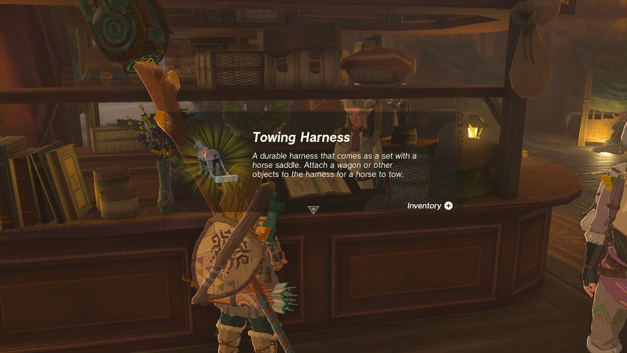 Link Exchanges Pony Points For The Towing Harness