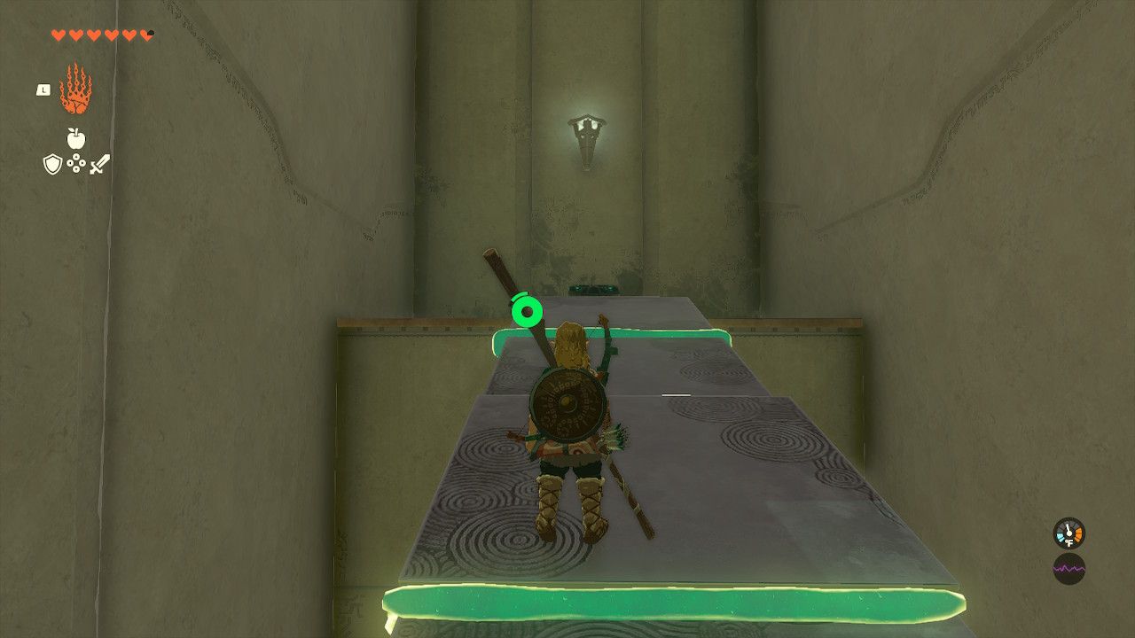 Link Creates Bridge Ramp To Chest With Metal Squares