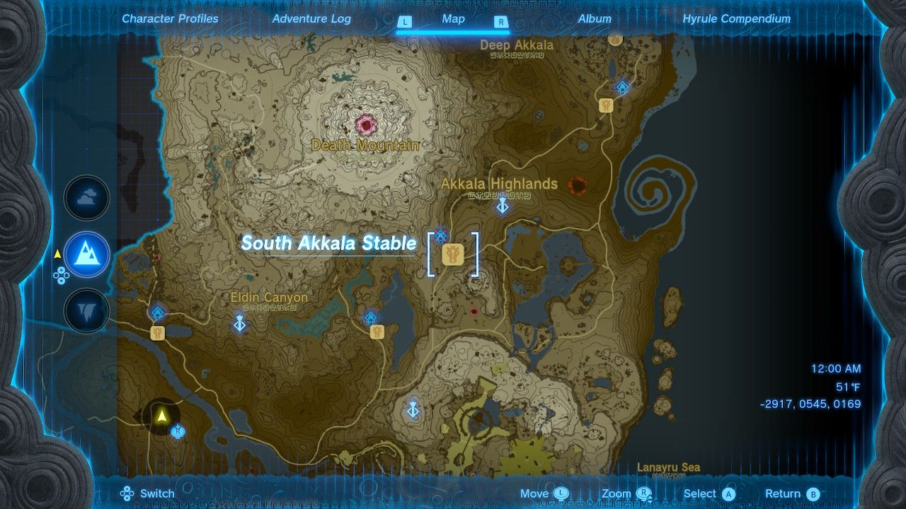 South Akkala Stable Map Location
