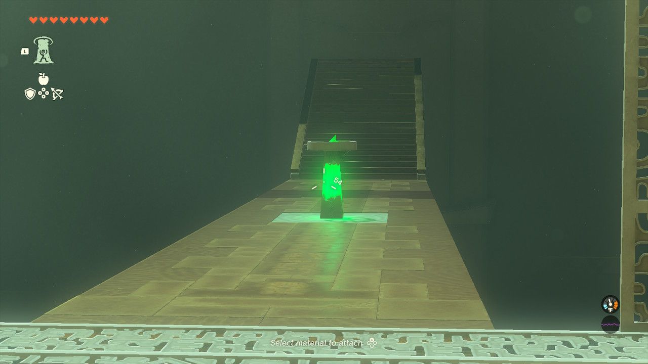 Link Prepares To Fire Arrow At Outer Box Switch In Tears of the Kingdom