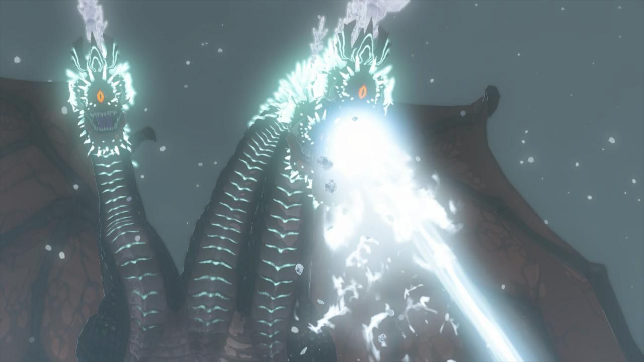 Frost Gleeok Fires Icy Laser Beams From Heads