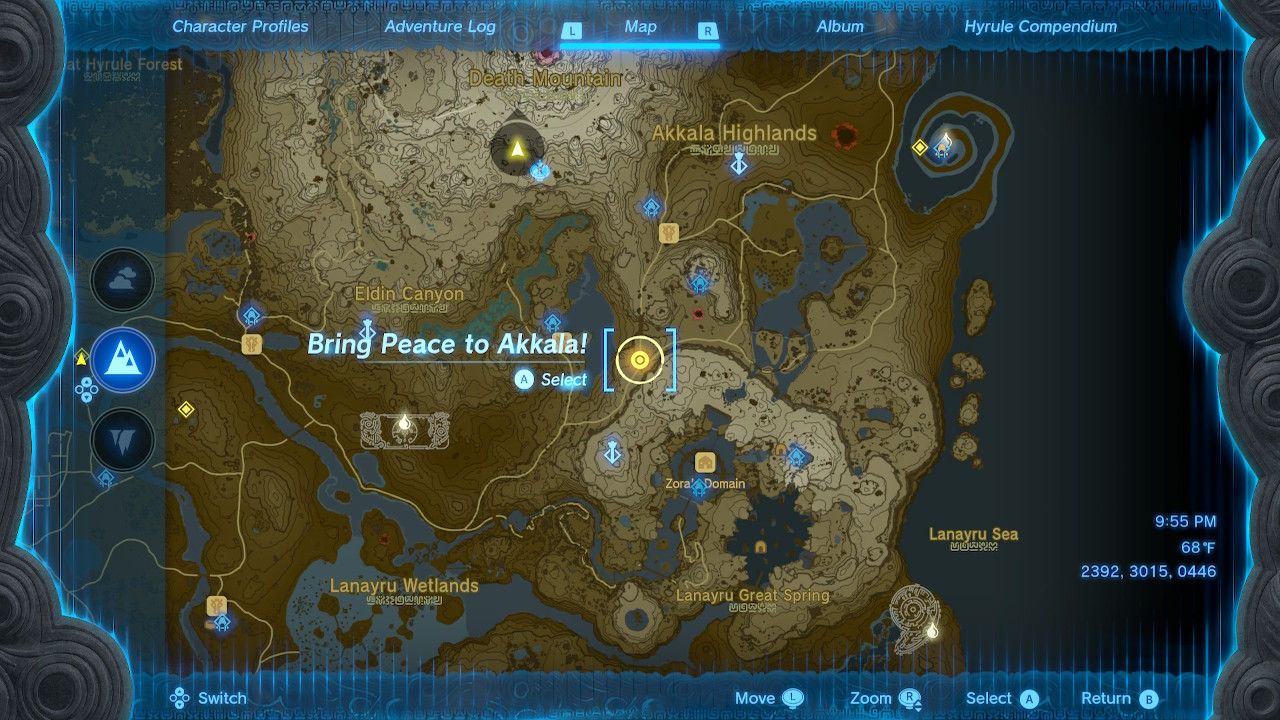 Bring Peace To Akkala Map Marker