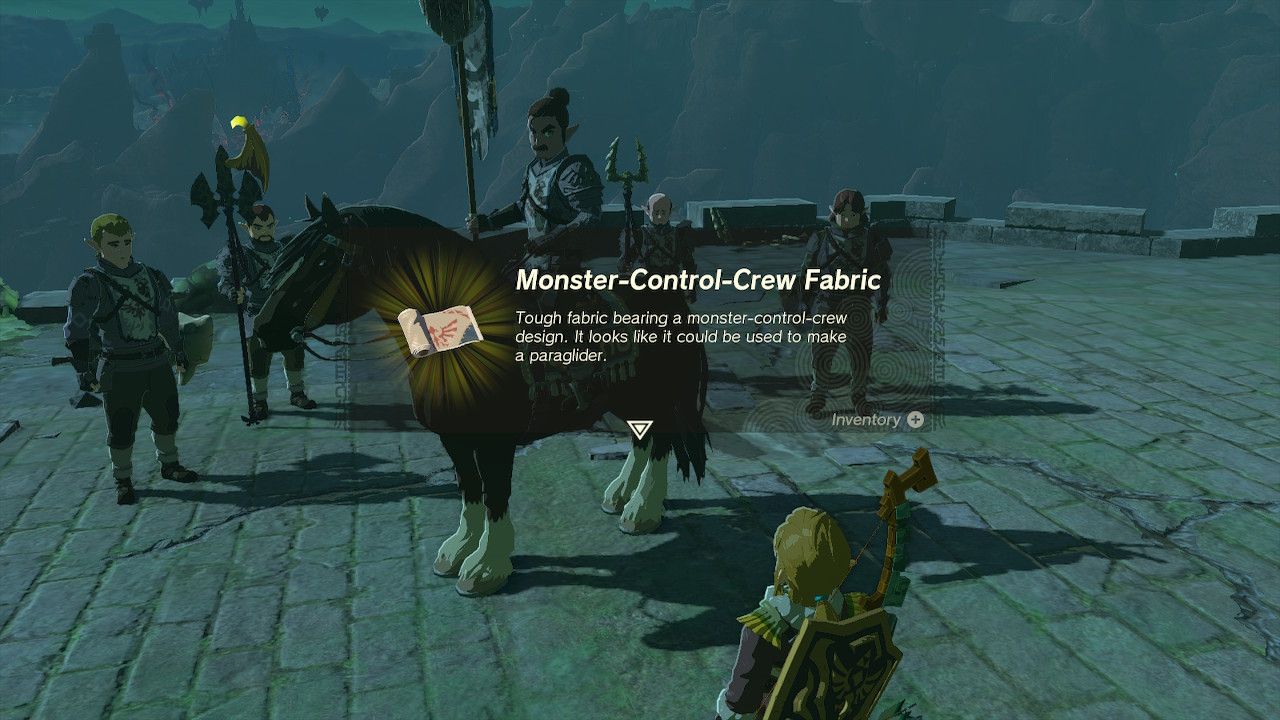 Link Receives Monster Control Crew Fabric For Paraglider