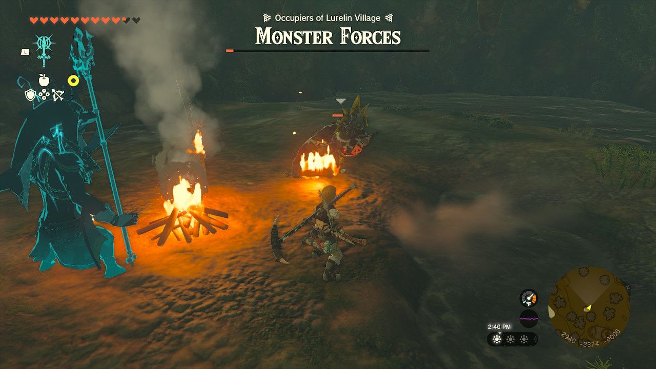Link Finds Final Monster In Well At Lurelin Village