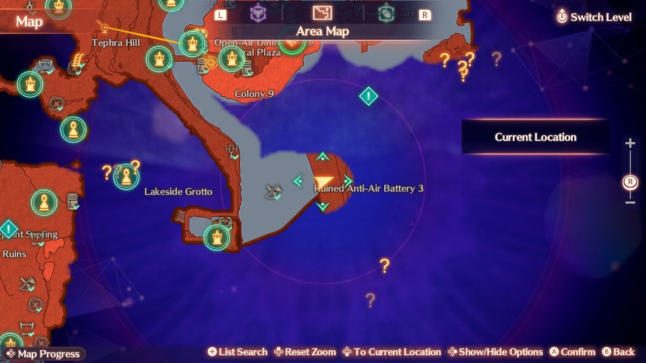 The map location for the 5th Art Unlock Kit in Xenoblade Chronicles 3: Future Redeemed.