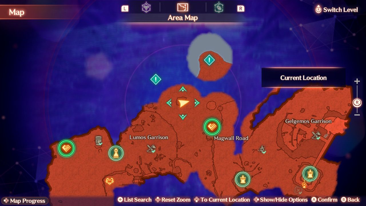 The map location for the 9th Art Unlock Kit in Xenoblade Chronicles 3: Future Redeemed.