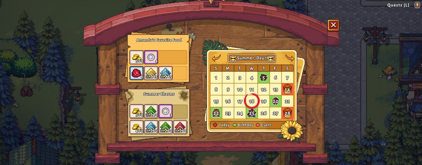 a screenshot of the sun haven bulletin board showing requests and summer birthdays all requests in sun haven