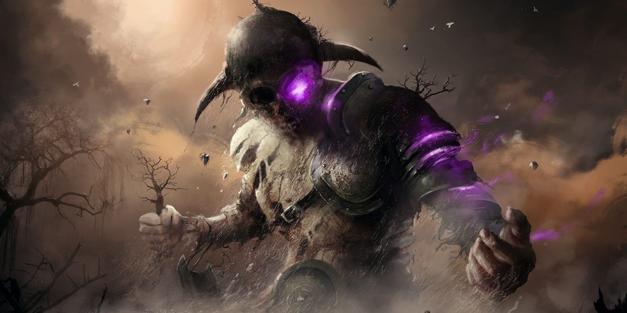 MTG An undead warrior rising from the ground