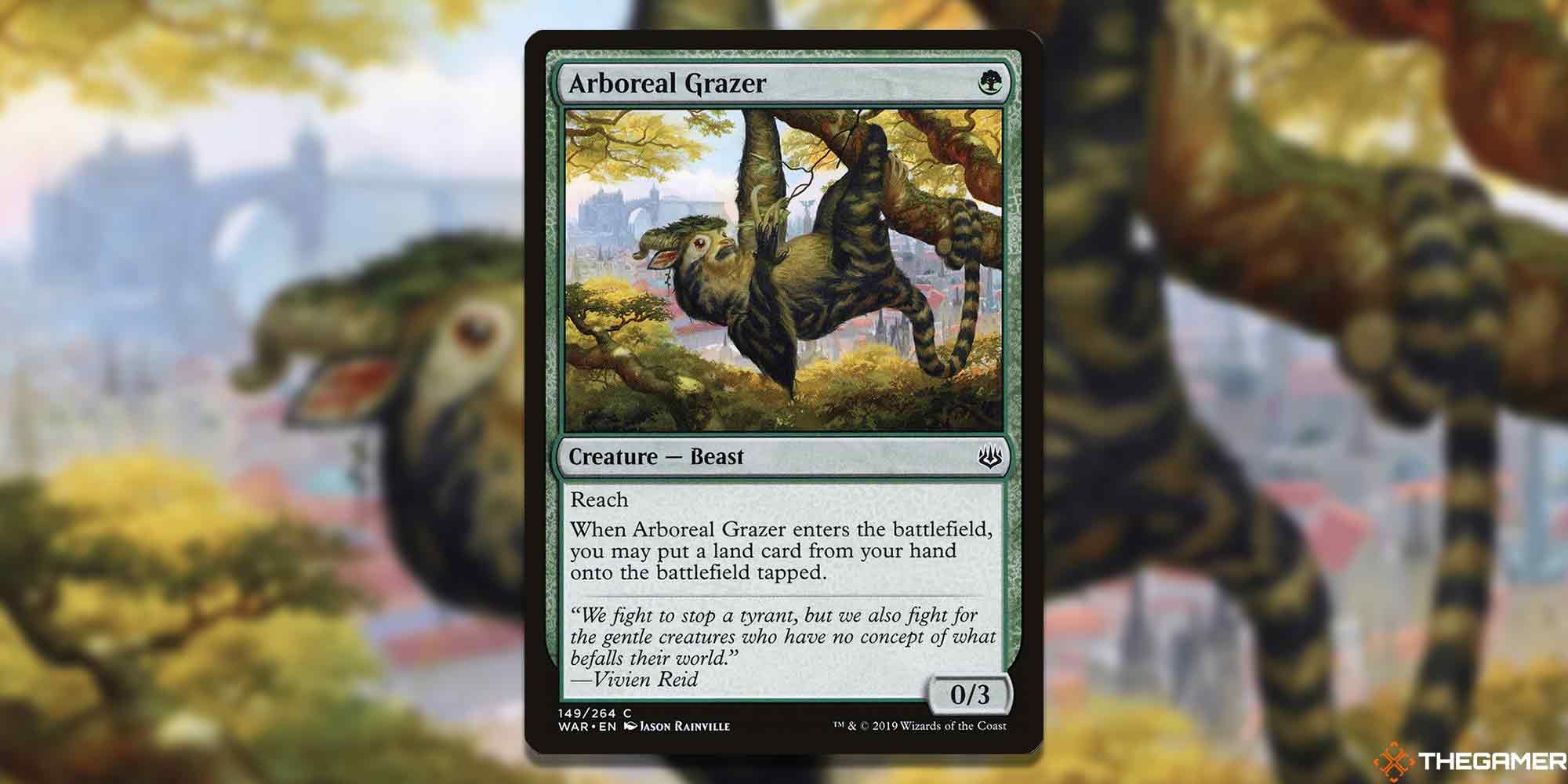 Arboreal Grazer card from mtg
