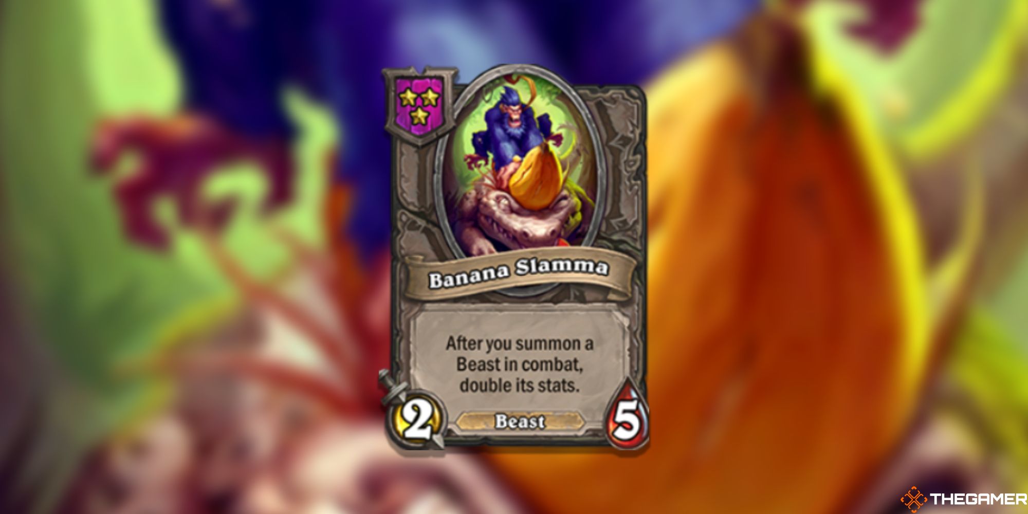 Banana Slamma Hearthstone Battlegrounds