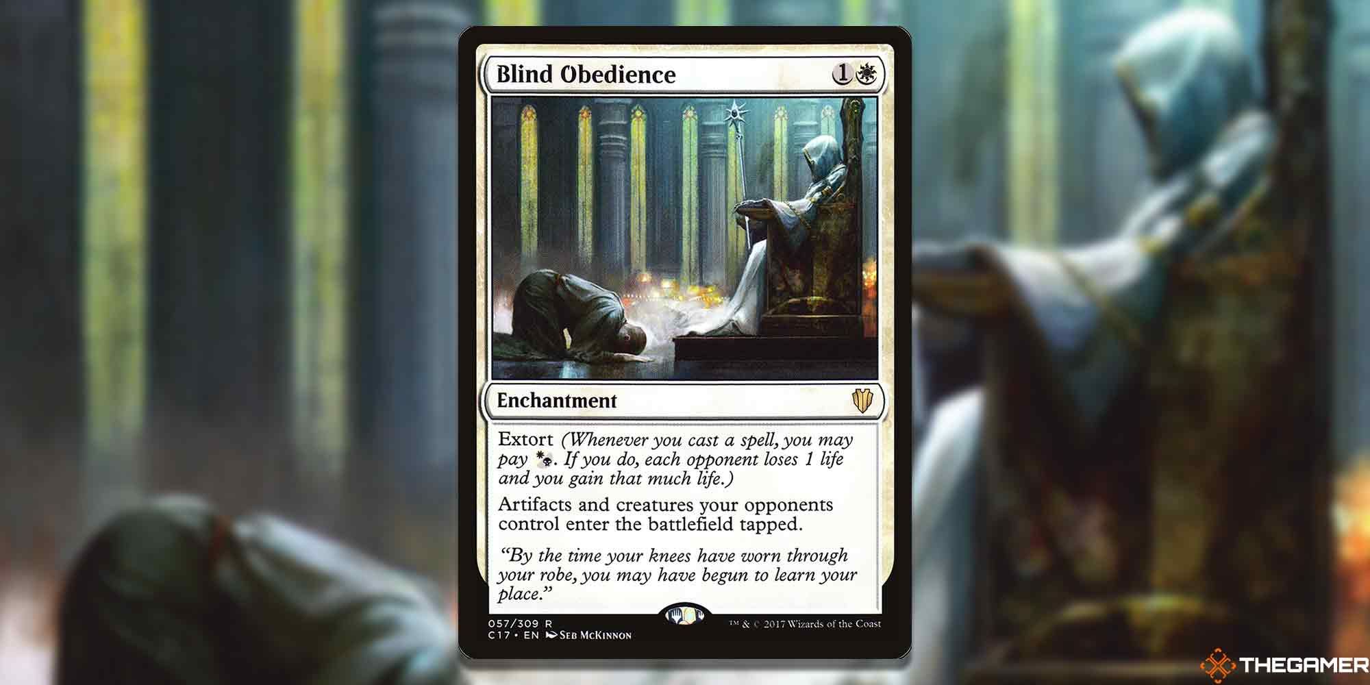 Blind Obedience card from mtg
