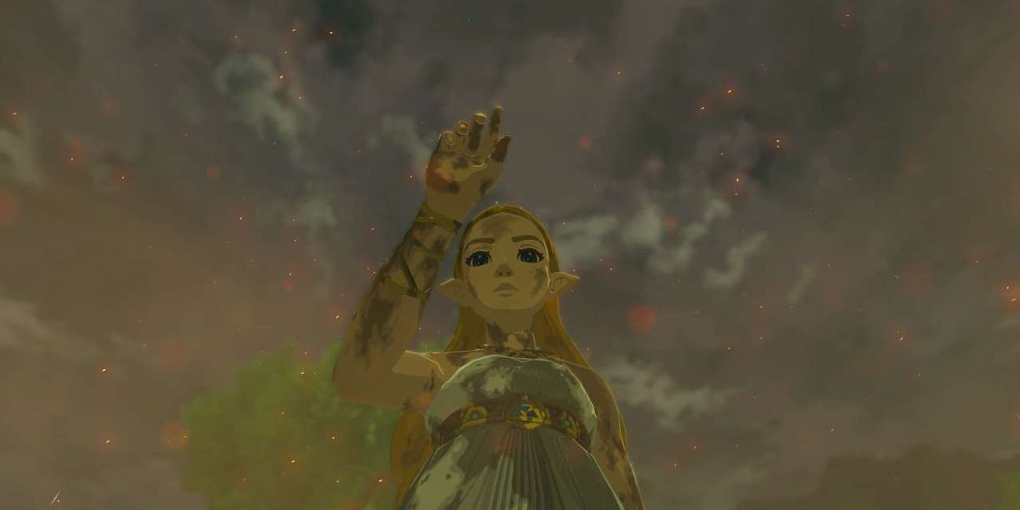 Breath Of The Wild Zelda During The Calamity Battle